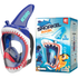 NEBIBO - Shark Snorkel Mask for Kids: Blue / XS