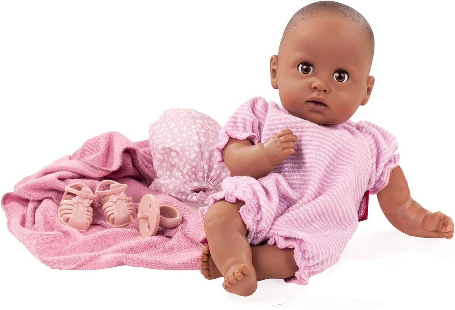 Gotz Cosy Aquini 13" Soft Cloth Bath Baby Doll Set
