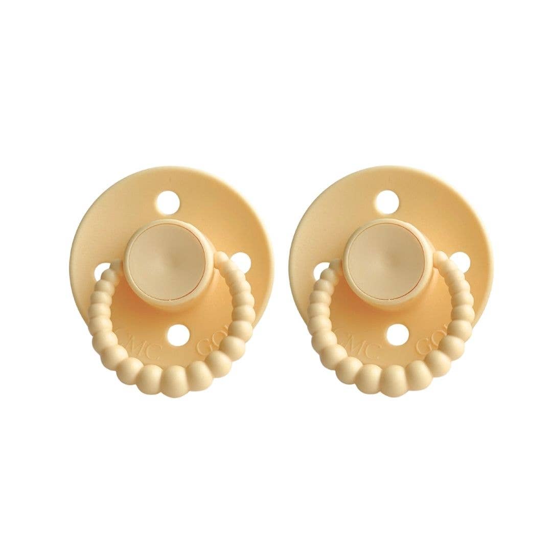 CMC Gold - CMC 'Bubble' Dummies Pale Yellow: Size 2