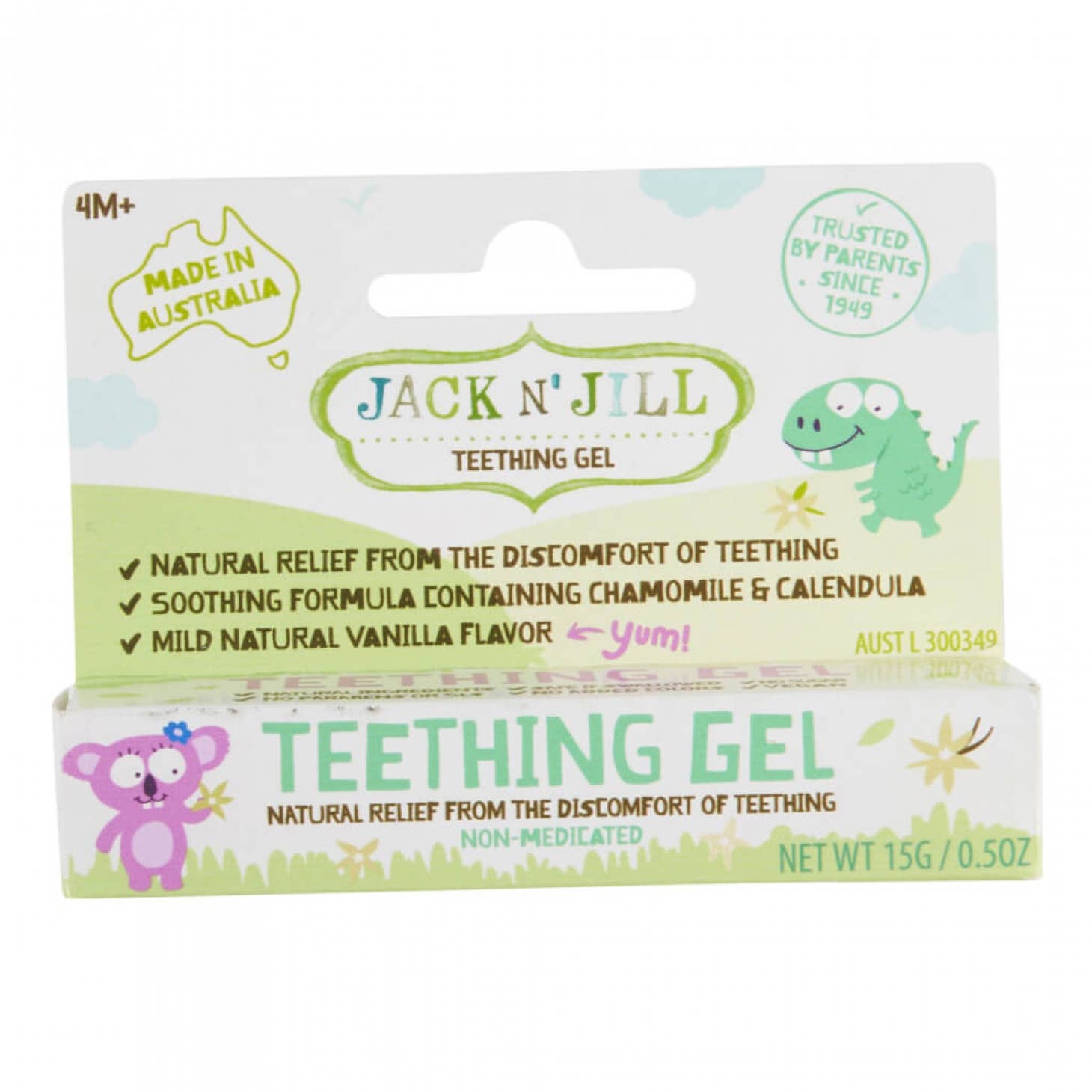 Natural Jack N' Jill Teething Gel