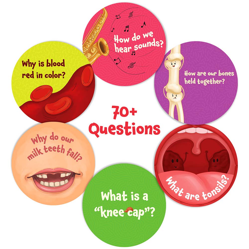 Skillmatics - Skillmatics Flash Cards - Science Snippets The Human Body