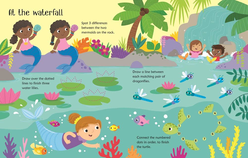HarperCollins - Wipe-Clean Mermaid Activities : Usborne