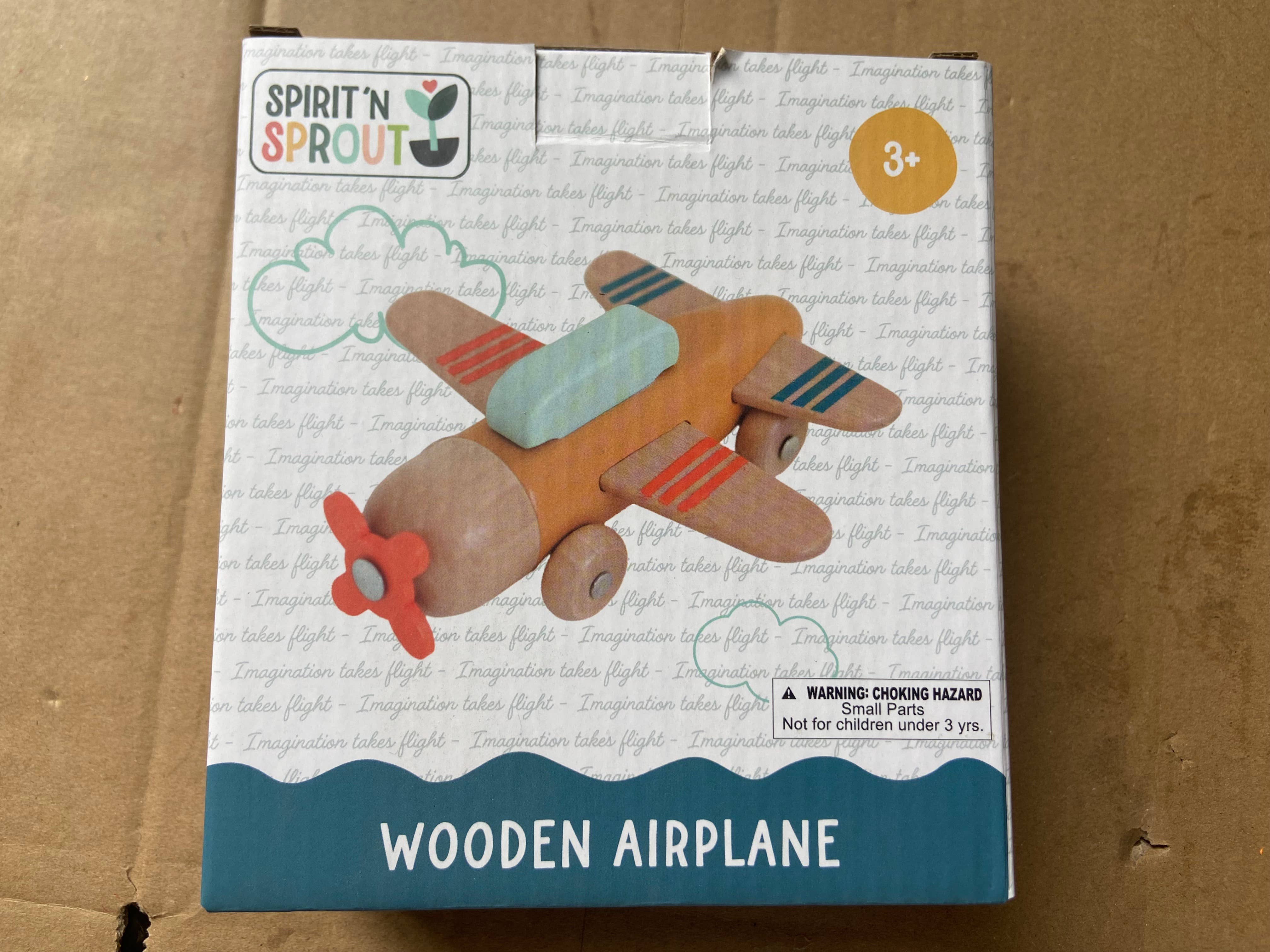 Spirit 'N Sprout - Airplane Toy: Blue