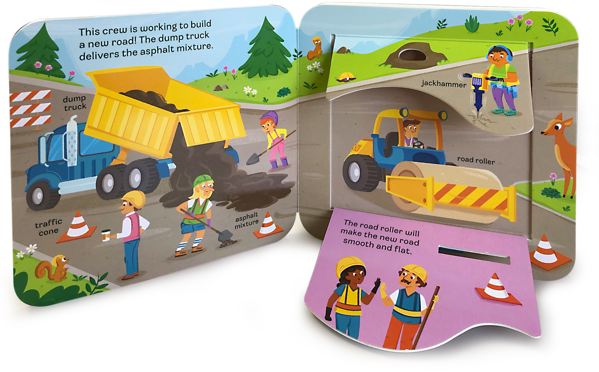 Cottage Door Press - Dig! Construction Lift-a-Flap Board Book