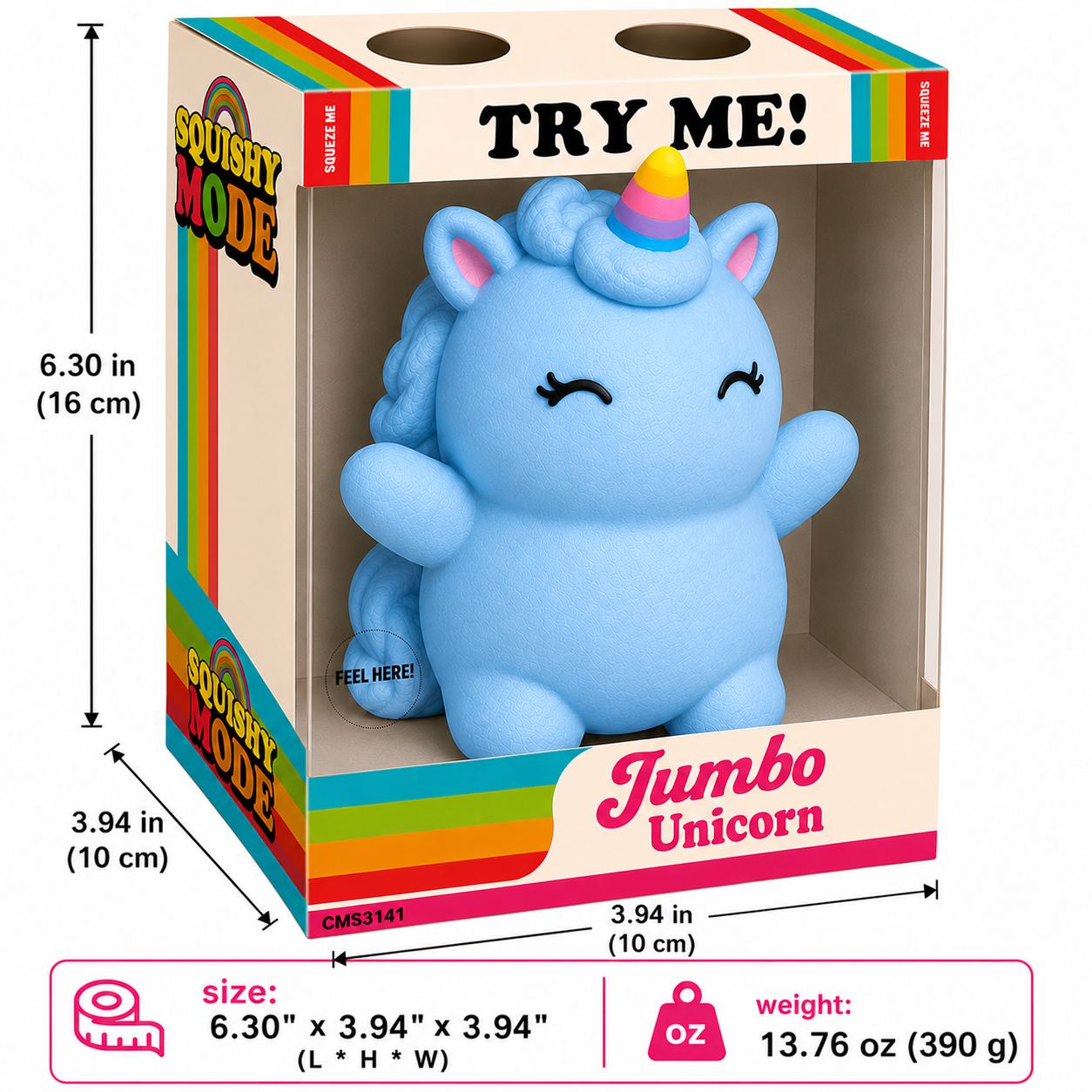 Squishy Mode Jumbo Unicorn Sensory Toys