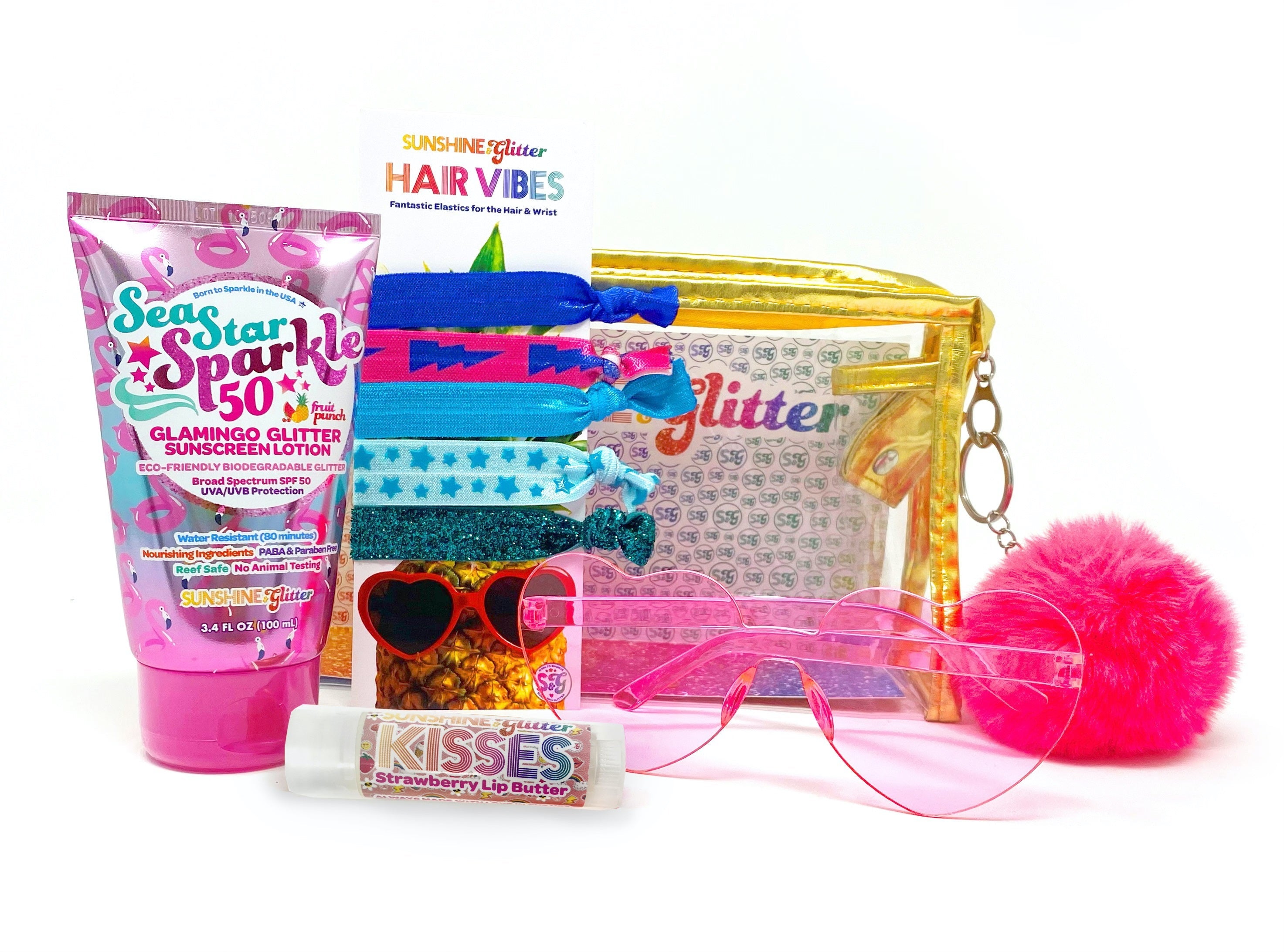 SeaStar Sparkle ALL THE VIBES 6 PC Travel gift set