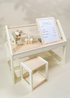 Coco Village Multifunction Wooden Art & Sensory Table w/ Stools