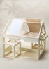 Coco Village Multifunction Wooden Art & Sensory Table w/ Stools
