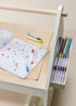 Coco Village Multifunction Wooden Art & Sensory Table w/ Stools