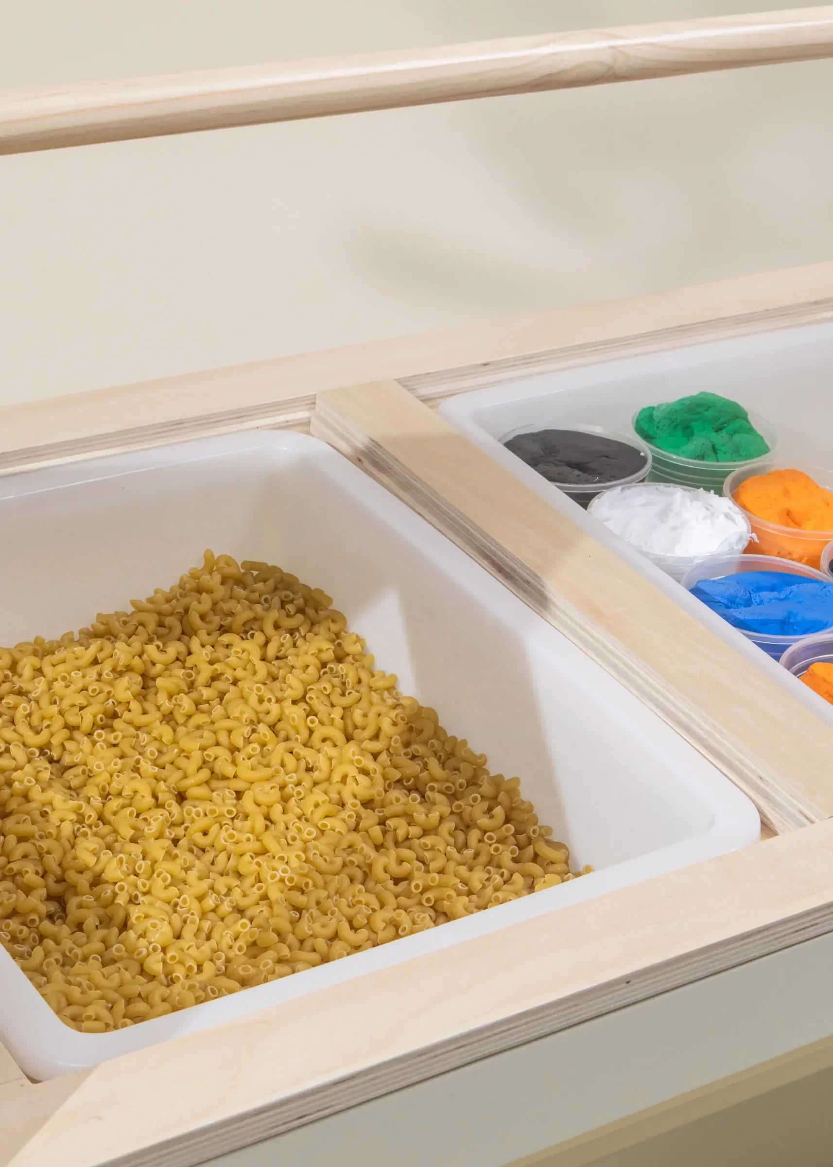 Coco Village Multifunction Wooden Art & Sensory Table w/ Stools