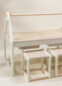 Coco Village Multifunction Wooden Art & Sensory Table w/ Stools