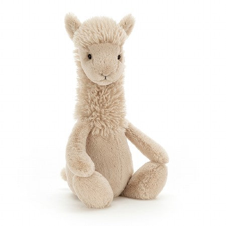 Jellycat Bashful Llama Stuffed Animal - Medium