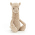 Jellycat Bashful Llama Stuffed Animal - Medium