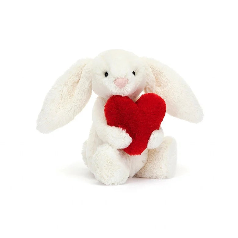 Bashful Red Love Heart Bunny- Little