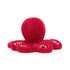 Cranberry Octopus Stuffed Animal - Little