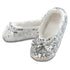 Snoozies Classic Silver Bling Little Foot Coverings