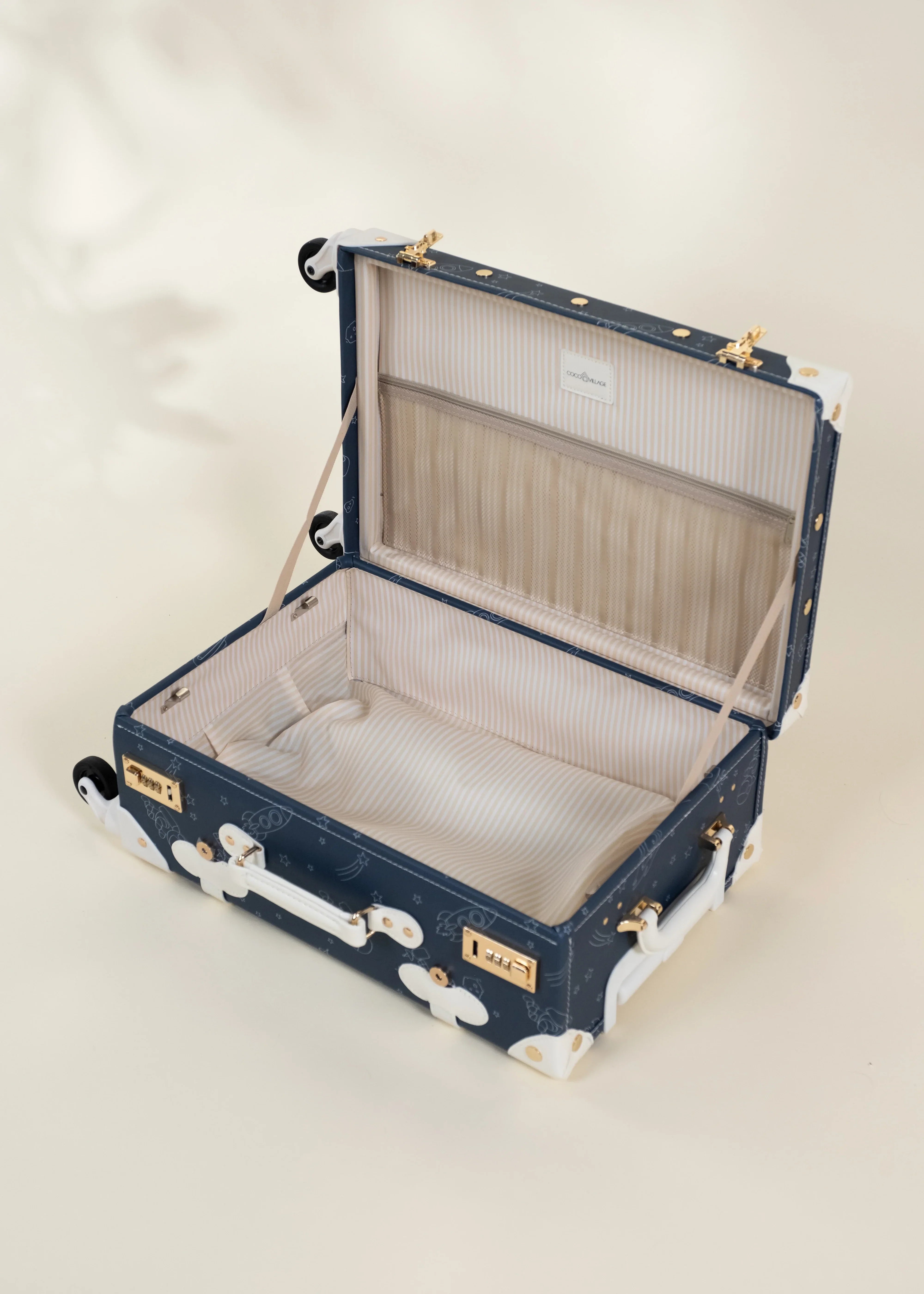 Coco Village Vegan Leather Carry-On Suitcase - Space