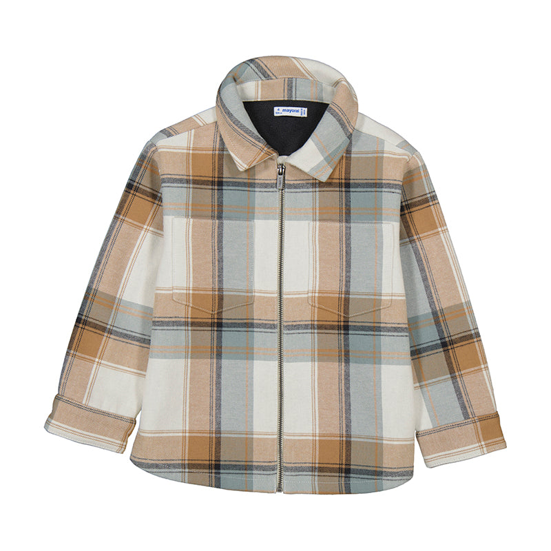 Check Jacket- Caramel W25 4414