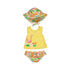 Mustard Bathing Suit w/Hat S26 1636