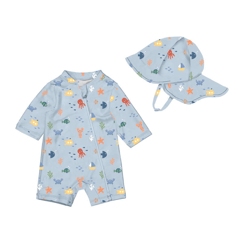 Blue Ocean Bathing Suit w/Hat S26 1620