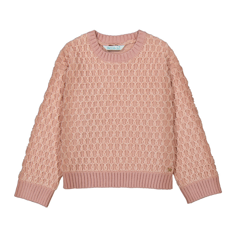 Abel & Lula Sweater and Palazzo Denim Set-Petal W25 5828