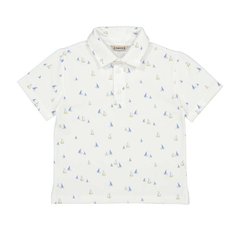 S/S Polo Shirt -Sailboats S26-3101