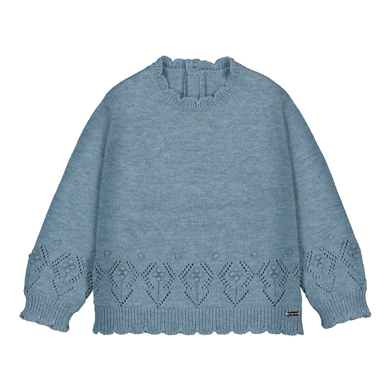 Outfit Blue Sweater & Twill Pant W25 2353 & 2588