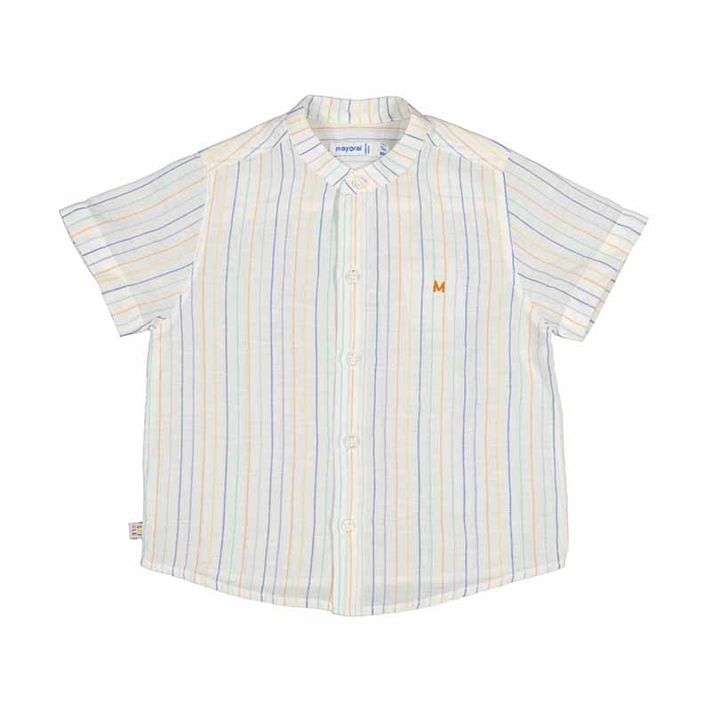 S/S Linen Shirt-Multicolor S24-1113