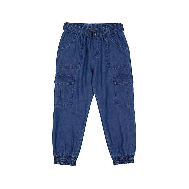 Long Cotton Tencel Pants- Dark S24-3531