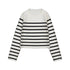 Outfit Striped Top & Midi Skort- Wood W25 4014 &4908