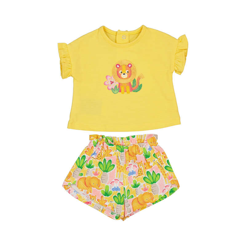 Mustard Short Set S26- 1291