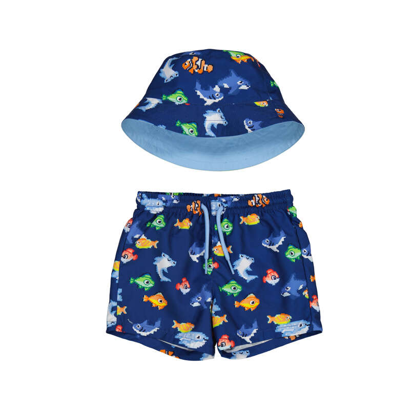 Swim Shorts & Hat Night S26 1660