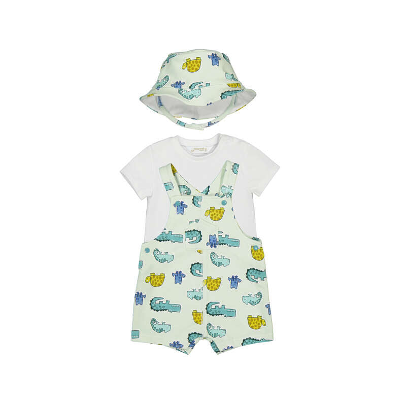 Dino Dungarees & Hat- Apple S26 1624