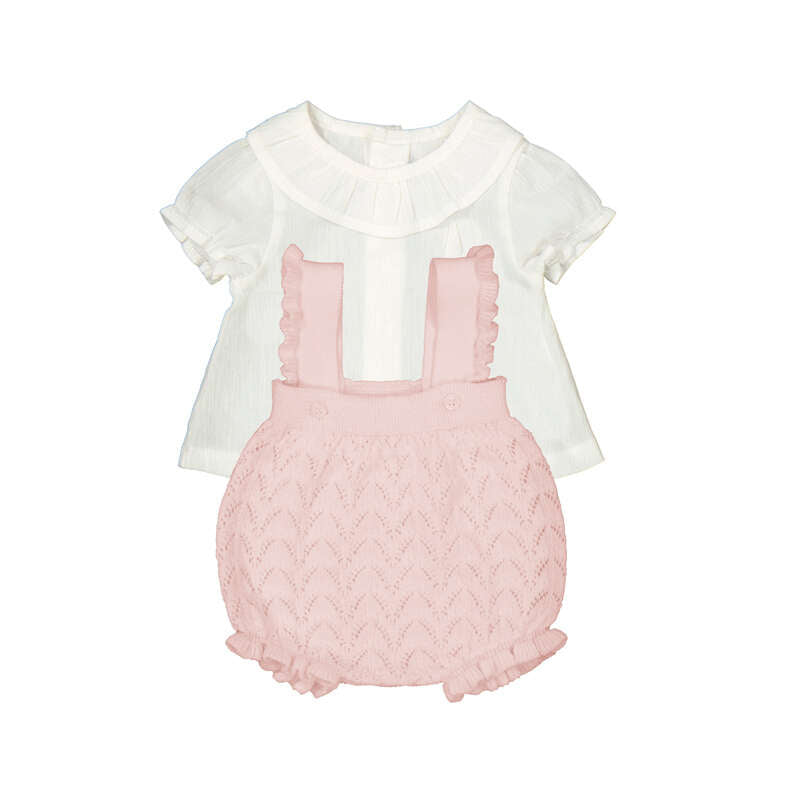 Crystal Knit Dungaree Outfit S26- 1637