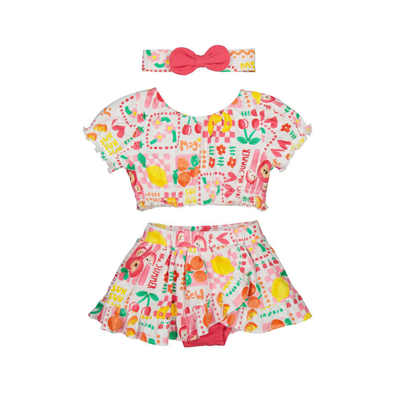Hibiscus Skirt Set S26 1934