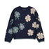 Sweater- Floral Petrol W25 4303
