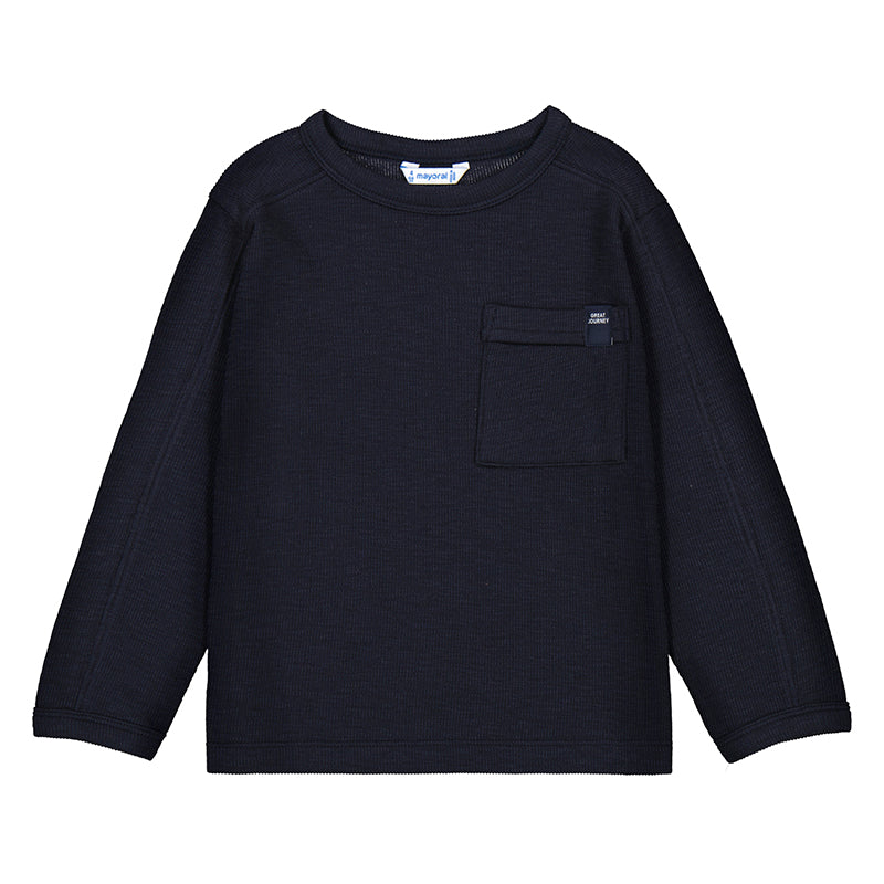 L/S Shirt-Navy W25 4082