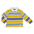 Long Sleeve Stripes Polo- Pollen W24-2185