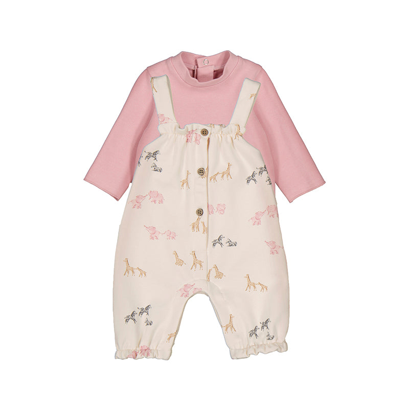 Printed Overall Set- Orchid W25 2606