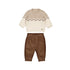 Sweater &Trouser Set- Brown W25 2580