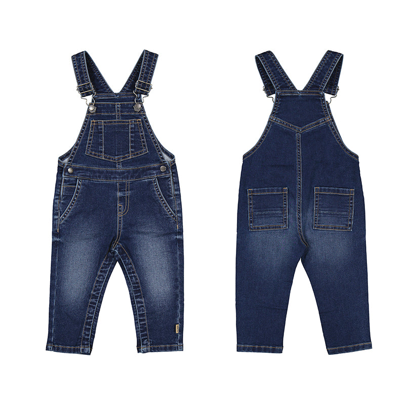 Soft Denim Overalls -Dark W24-2637