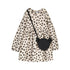 Fleece Dress w/Purse- Cheetah Print W25 4926