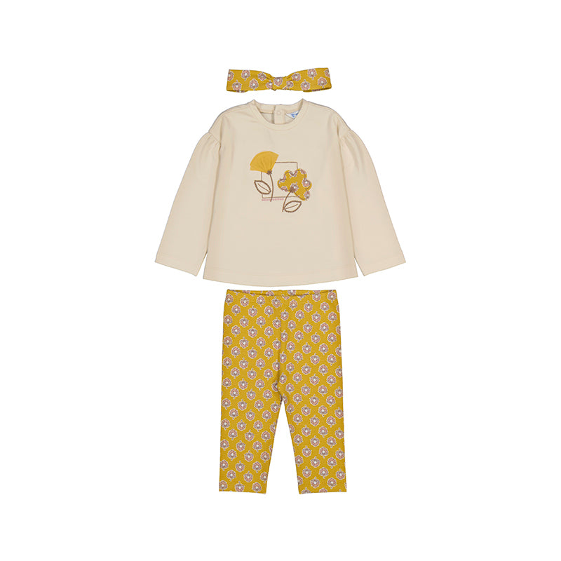 Legging/Headband Set- Honey W25 2744
