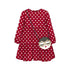 Dress & Handbag- Red Hearts W23-4932