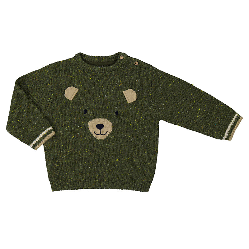 Bear Sweater- Forest W24-2314