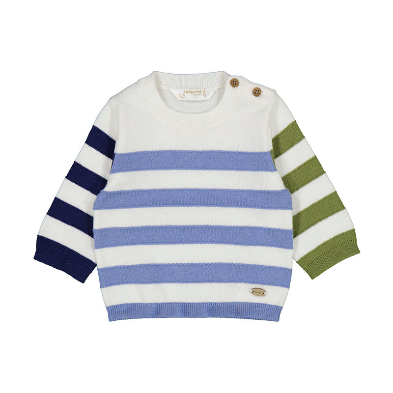 Stripes Sweater- Natural W23-2307