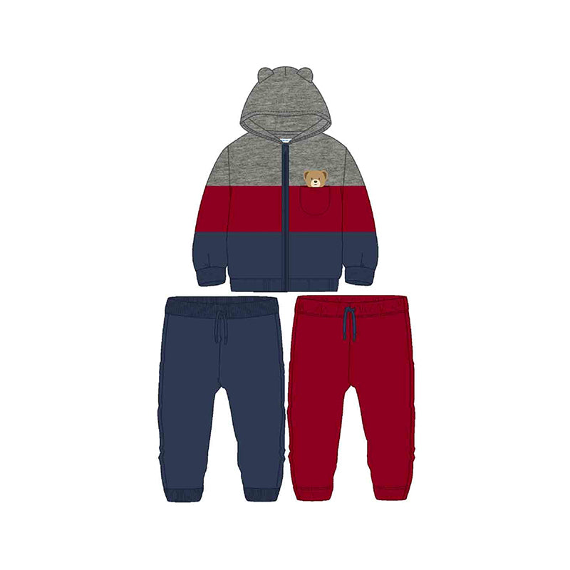 2 Pant Tracksuit Set- Red W25 918