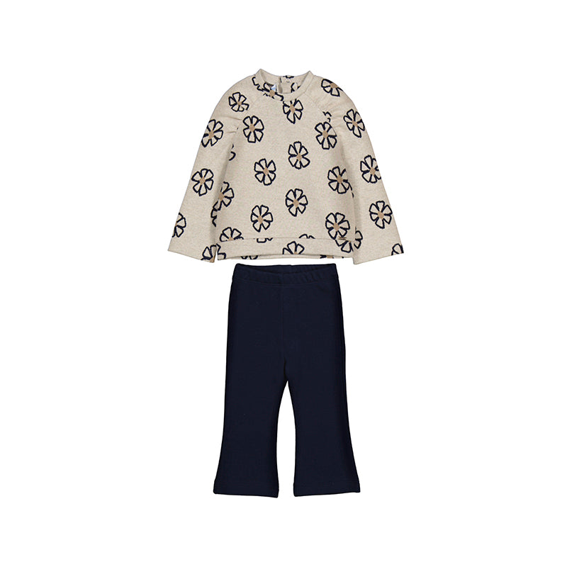Pullover & Leggings Set- Navy W25 2742