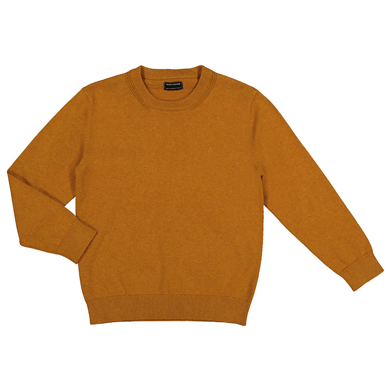 Basic Cotton Jumper- Amber W24-354