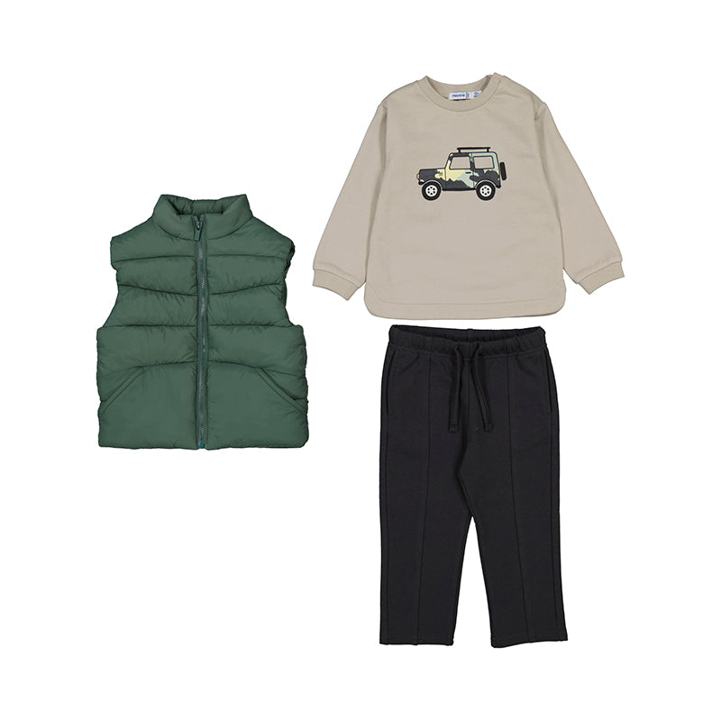 Pullover/Pant/Vest Set- Fir W25 2649